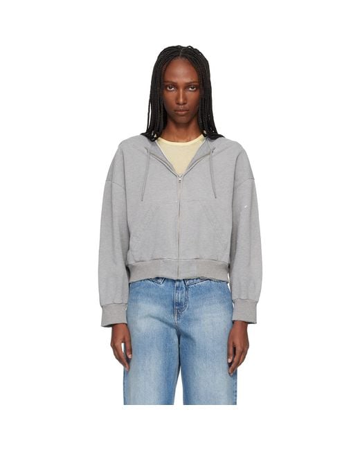 MM6 by Maison Margiela Black Unbrushed Cotton Sweatshirt