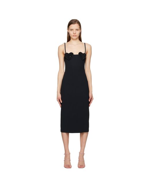 Blumarine Black Heart Midi Dress