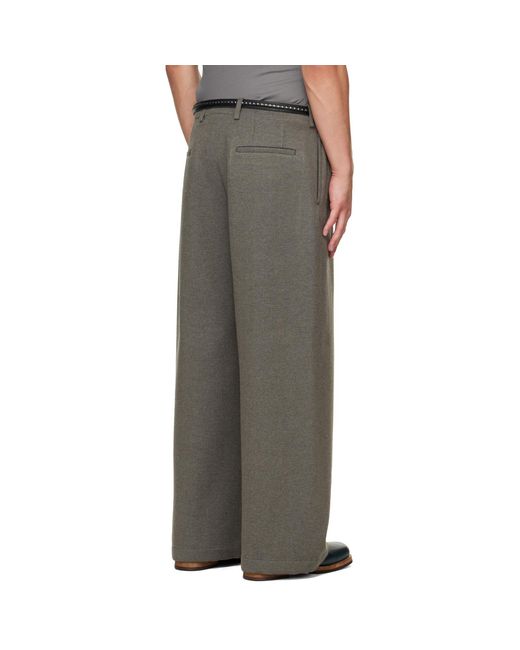 Our Legacy Gray Bridge Chino Trousers for men