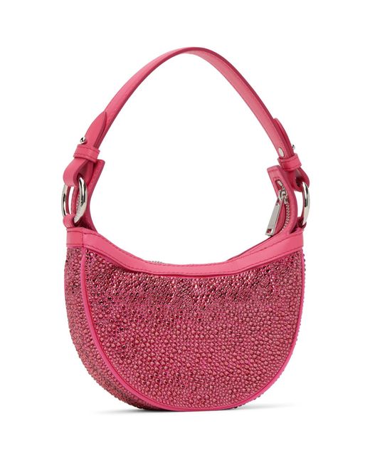Versace Pink Mini Crystal Repeat Bag