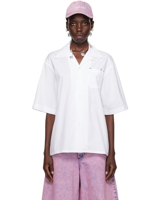 Marni White Boxy Shirt