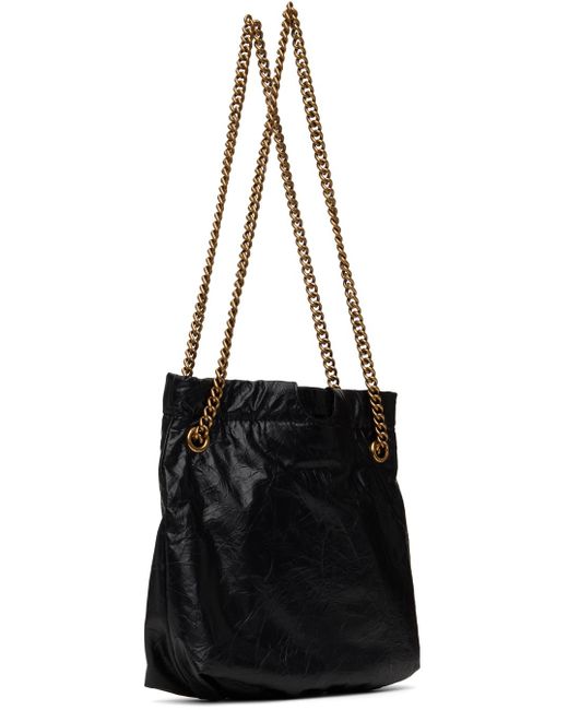 Balenciaga Black Crush Xs Tote Bag