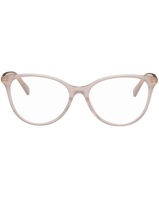 Gucci Pink Cat-eye Glasses in Black | Lyst