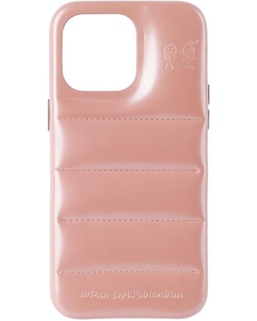 Urban Sophistication Pink 'The Puffer' Iphone 15 Pro Max Case