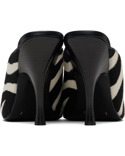 Khaite Black Colt Mule Heels