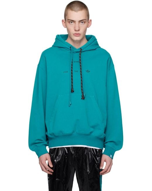 Song For The Mute Blue Adidas Originals Edition Hoodie for men