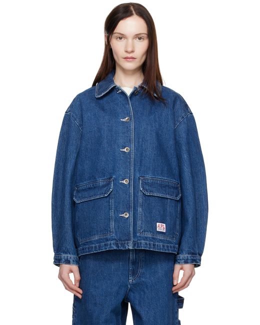 A.P.C. Blue Alys Denim Jacket