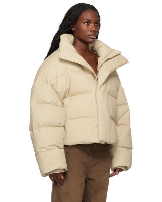 Entire studios Natural Off- Mml Puffer Down Jacket