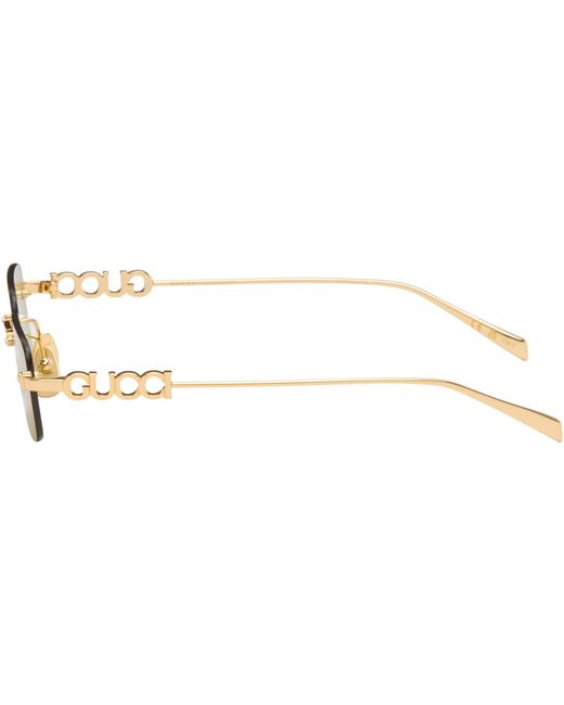 Gucci Multicolor Rectangular Frame Sunglasses