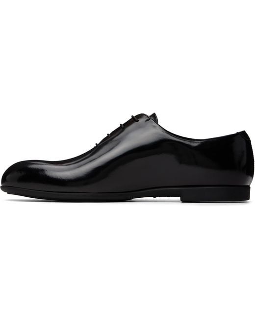 Jil Sander Black Lace-Up Oxfords for men