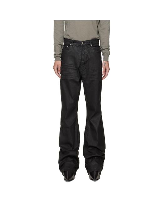 Rick Owens Black Tower Bolan Bootcut Jeans for men