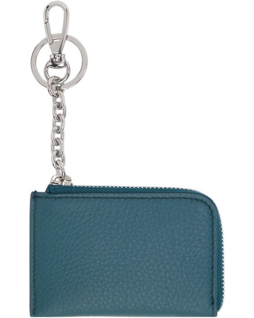 Maison Margiela Keyring Wallet in Blue for Men | Lyst
