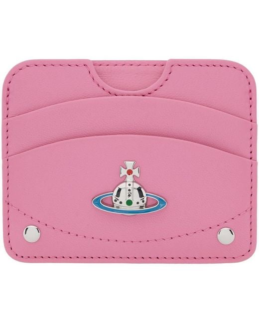 ★Vivienne Westwood★ Half Moon Card Holder Vivienne Westwood: Black Half Moon Card Holder | SSENSE