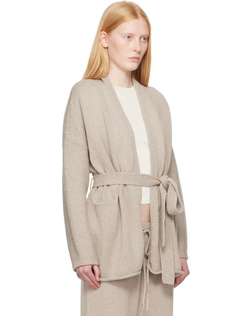 Lauren Manoogian Natural Taupe Coto Cardigan