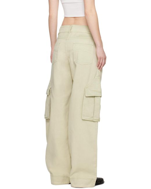 Rhude Natural Faded Cargo Pants