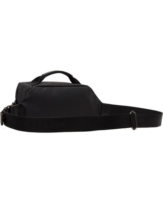 Sac-ceinture noir à glissière à logos g Givenchy pour homme en coloris Black