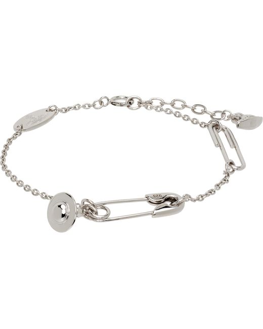 Bracelet À Épingle De Sureté Vivienne Westwood pour homme en coloris Black