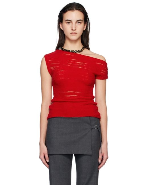 Paloma Wool Red Lareina Top