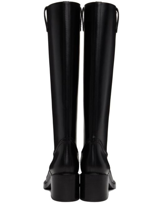 Chloé Black Mallo Tall Boots