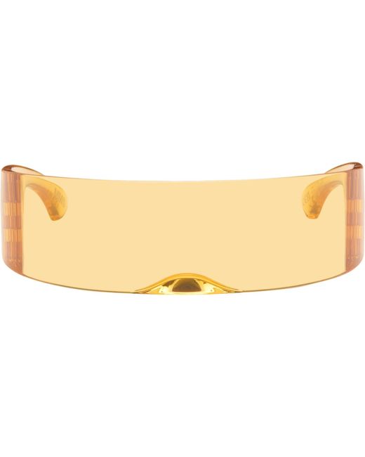 MM6 by Maison Margiela Black Ssense Exclusive Shield Sunglasses