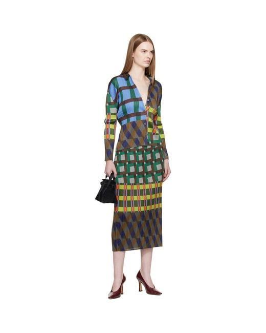 Pleats Please Issey Miyake Blue Harmony Blouse