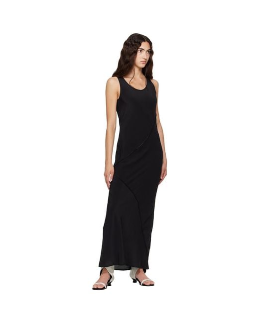 Baserange Black Lava Maxi Dress