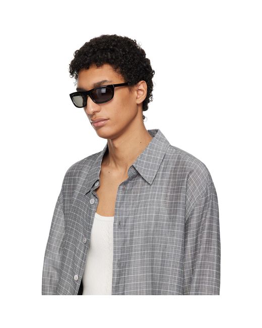 Our Legacy Black Shelter Sunglasses for men