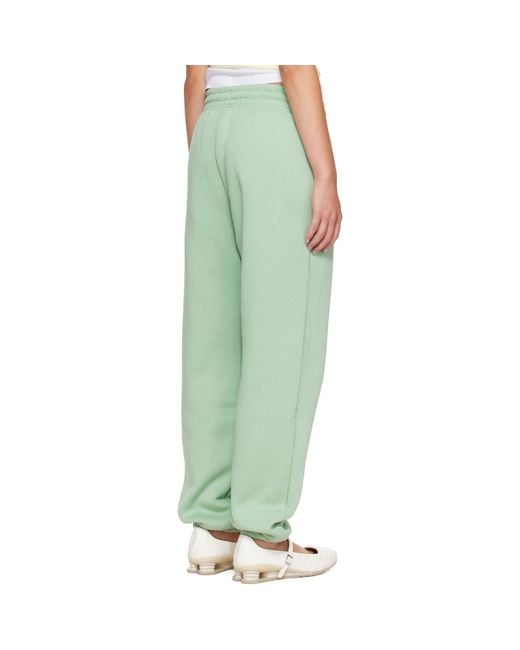 Nike Green Sportswear Pheonix Fleece High-Waisted Oversized Sweatpants