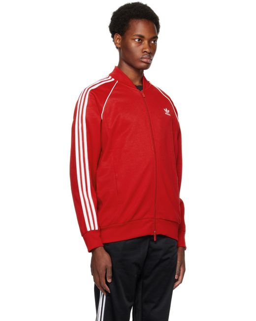 メンズ Adidas Originals レッド Adicolor Classics Sst トラックジャケット Red
