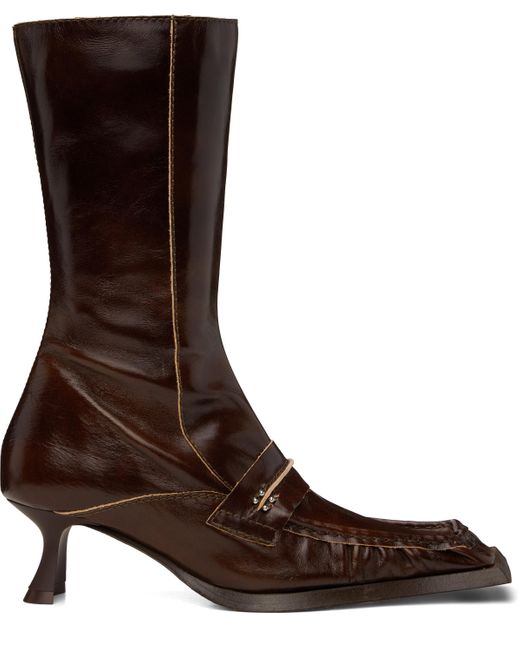 Miista Brown Halle Boots