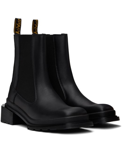 Dr. Martens Black Maybole Square Toe Chelsea Boots