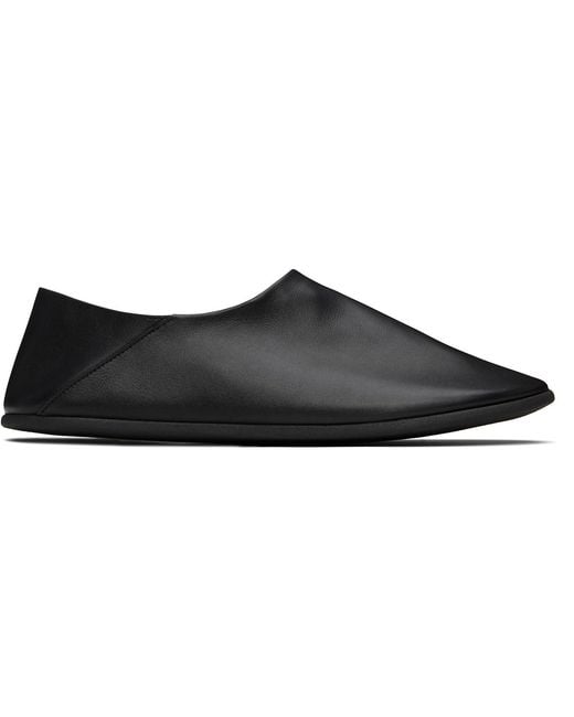 Christen Black Big Bootie Mule Loafers
