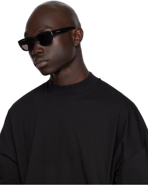 Saint Laurent Black Sl 642 Sunglasses for men