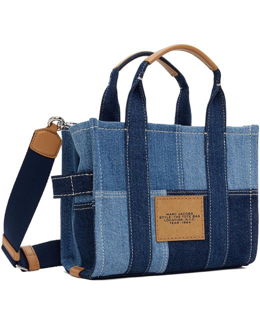 Marc Jacobs Blue 'the Denim Small' Tote