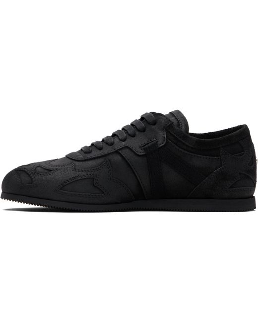 Ann Demeulemeester Black Milton Low-Top Boxing Sneakers for men