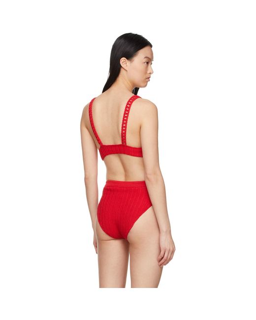 RECTO. Red Cotton Bikini