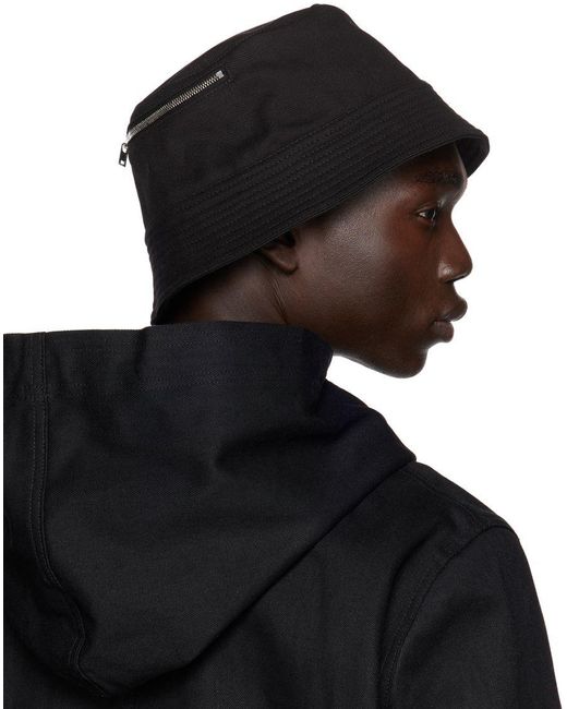 Rick Owens DRKSHDW Black Pocket Gilligan Hat for Men | Lyst