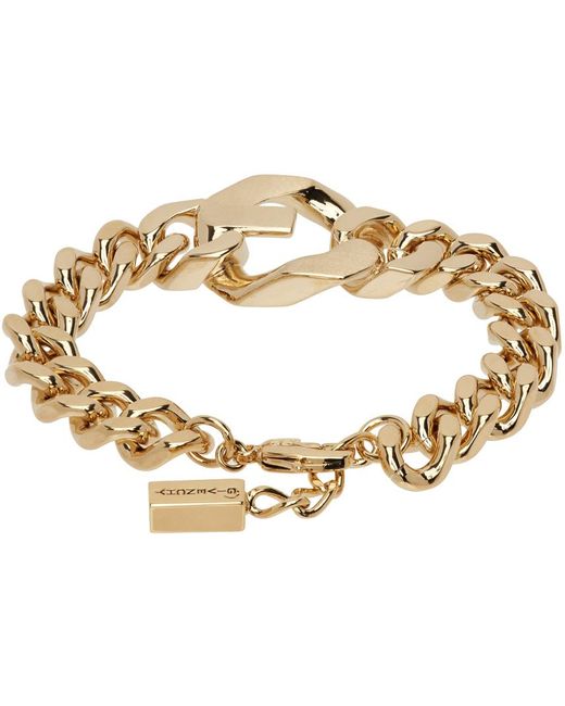 Givenchy Metallic Gold G Chain Bracelet
