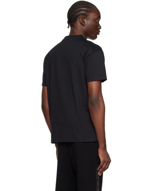 T-shirt noir à monogramme à clous Palm Angels pour homme en coloris Black