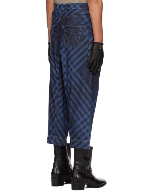 Vivienne Westwood Blue Macca Jeans for men