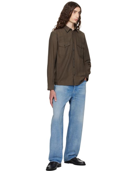 HUGO Black Flap Pocket Shirt for men