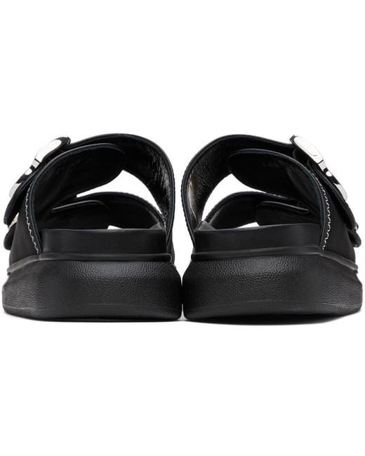 Sandales à enfiler hybrid Alexander McQueen pour homme en coloris Black