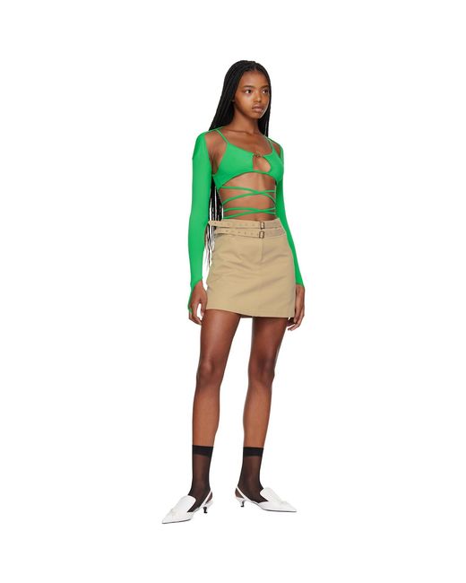 BONBOM Multicolor Rhee Miniskirt