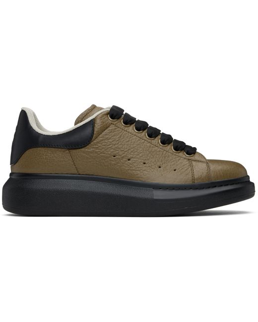 Alexander McQueen Black Khaki & Oversized Sneakers for men