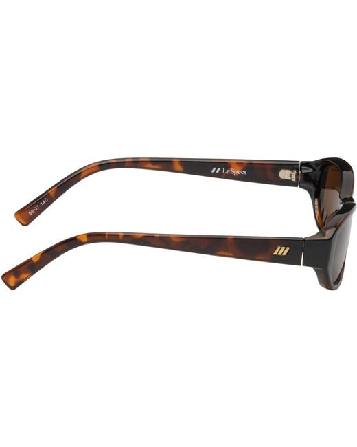 Le Specs Brown 'Dont Cha' Sunglasses