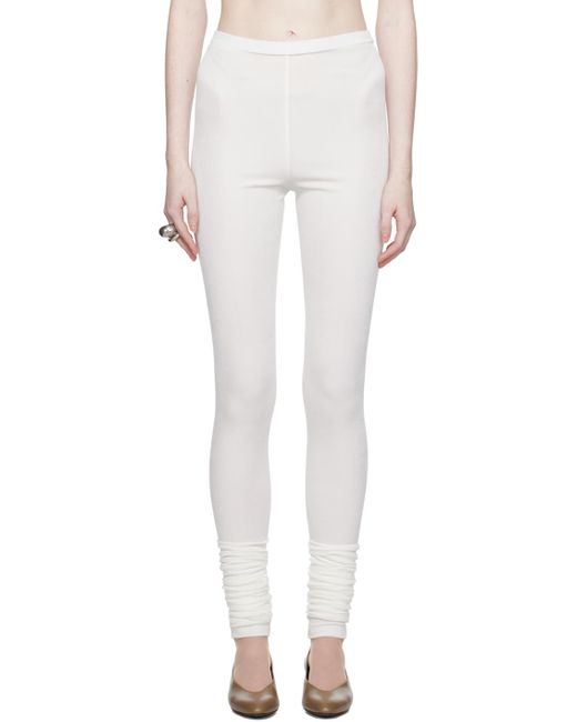 Nicklas Skovgaard ホワイト Leggings#61 レギンス White