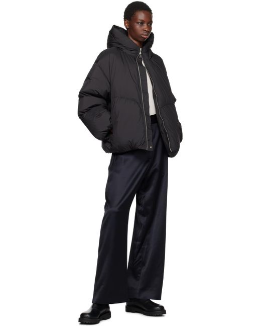 Studio Nicholson Black Dana Down Jacket