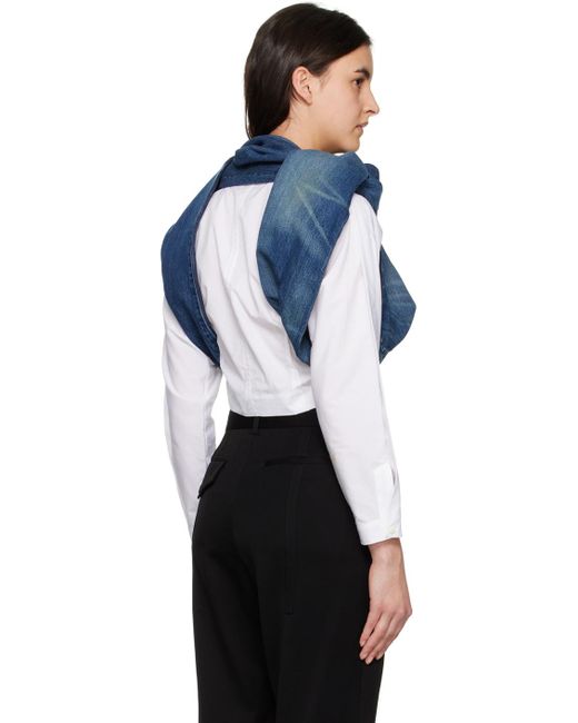 Bless Blue Vintage Denim Shoulder Bag