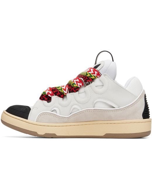 Lanvin Black Off- Curb Sneakers for men