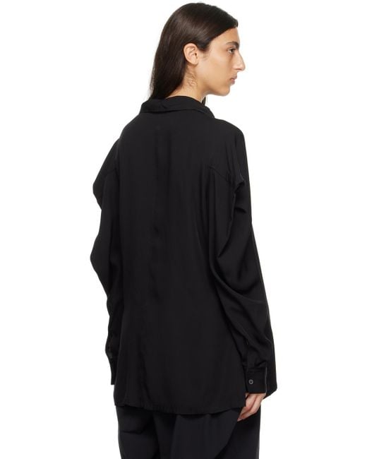 Issey Miyake Black Canopy Shirt